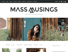 Tablet Screenshot of massmusings.com